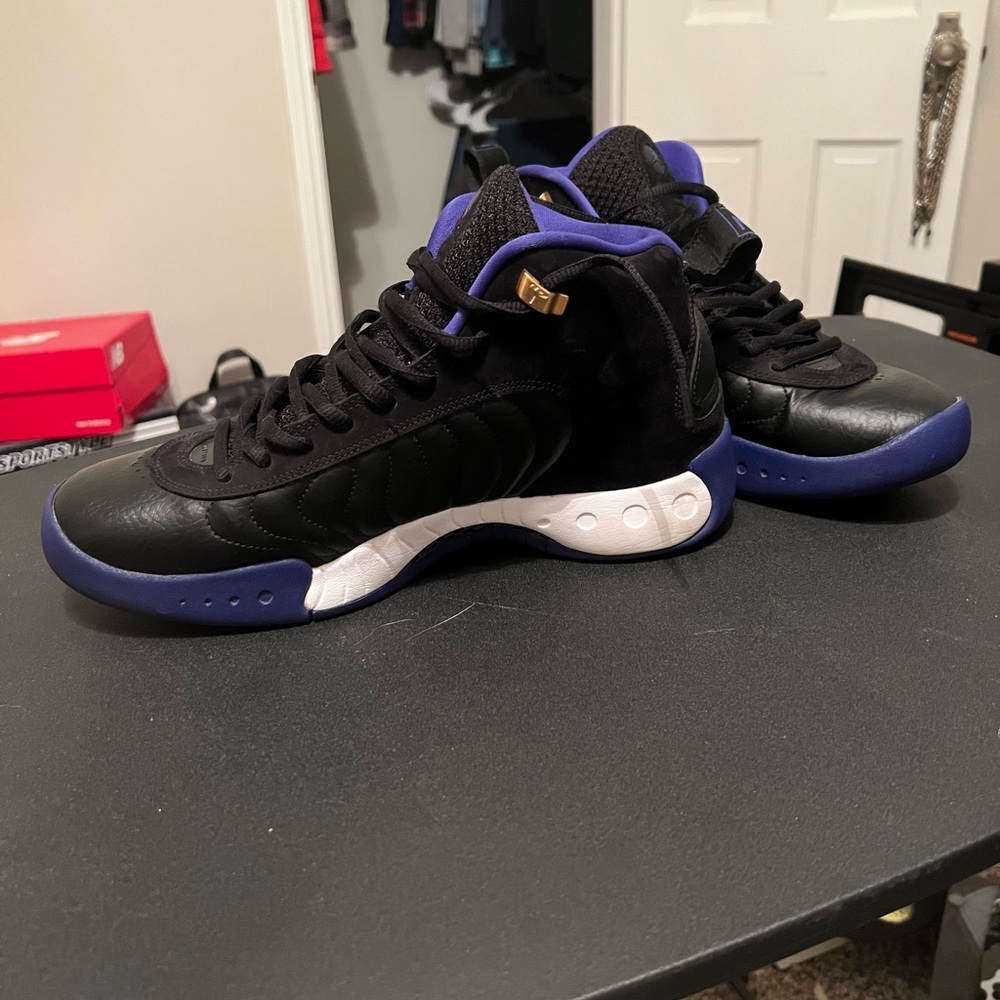Air Jordan Black and blue jumpman concord - Picture 2 of 4